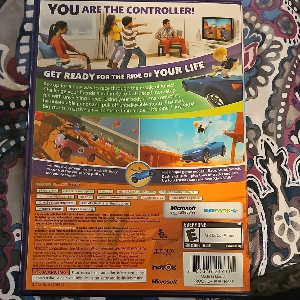 Kinect Joy Ride - XBox 360 - Picture 4 of 5
